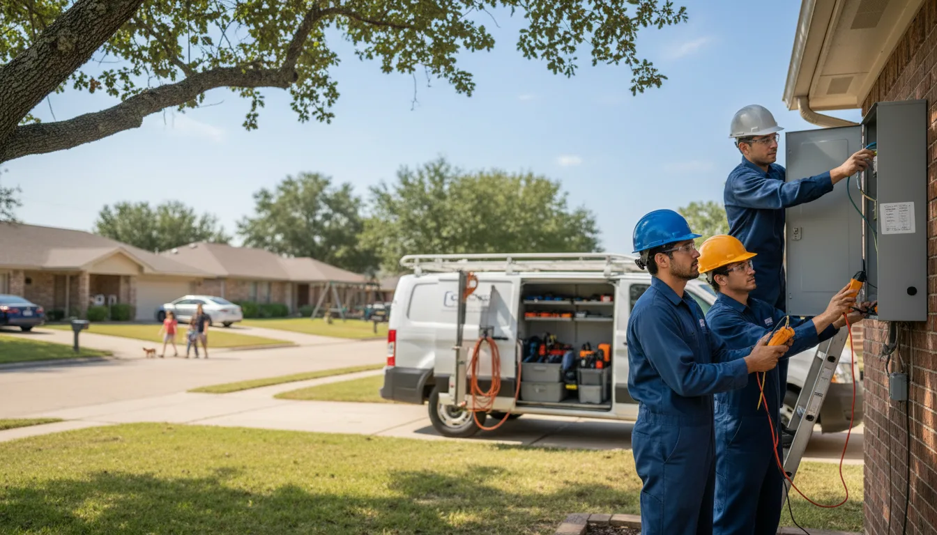 Certified electrician providing emergency electrical services in White Lake, SD